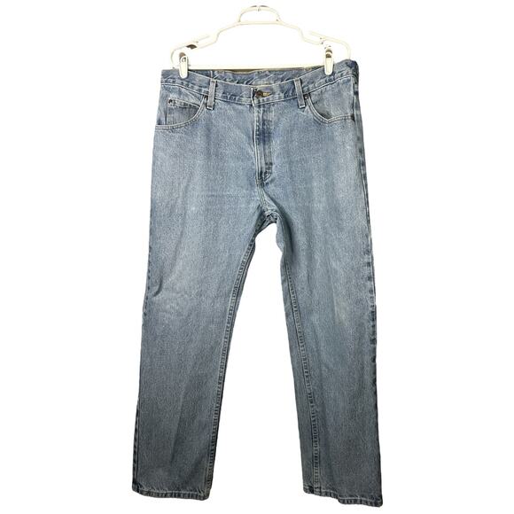 Men’s Wrangler’s 'Five Star Premium Regular Fit' Blue Jean Denim Size 36x30 - Picture 1 of 9